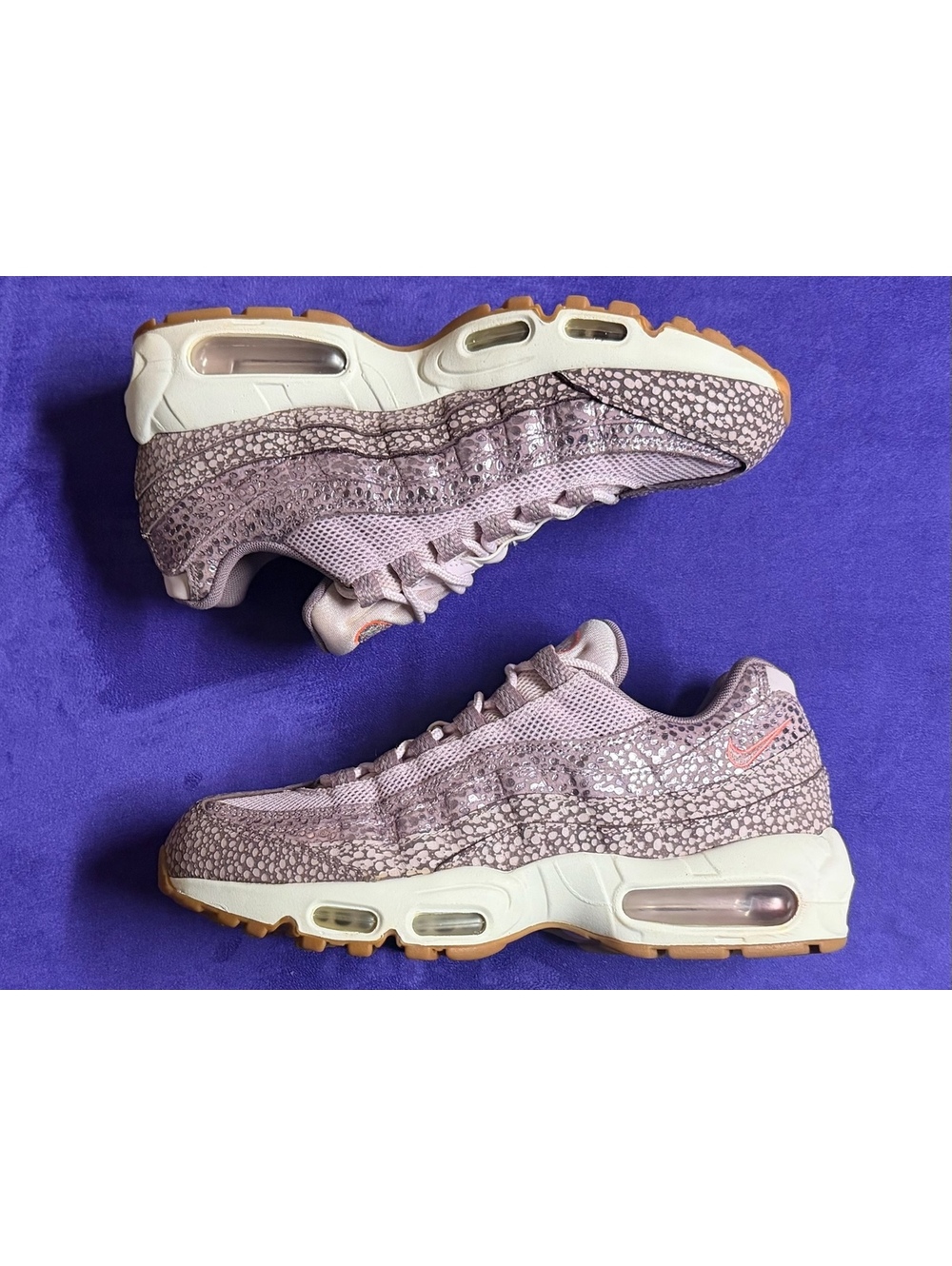 Nike Air Max 95 PRM Safari Pink Gum 538416-600 Womens 9